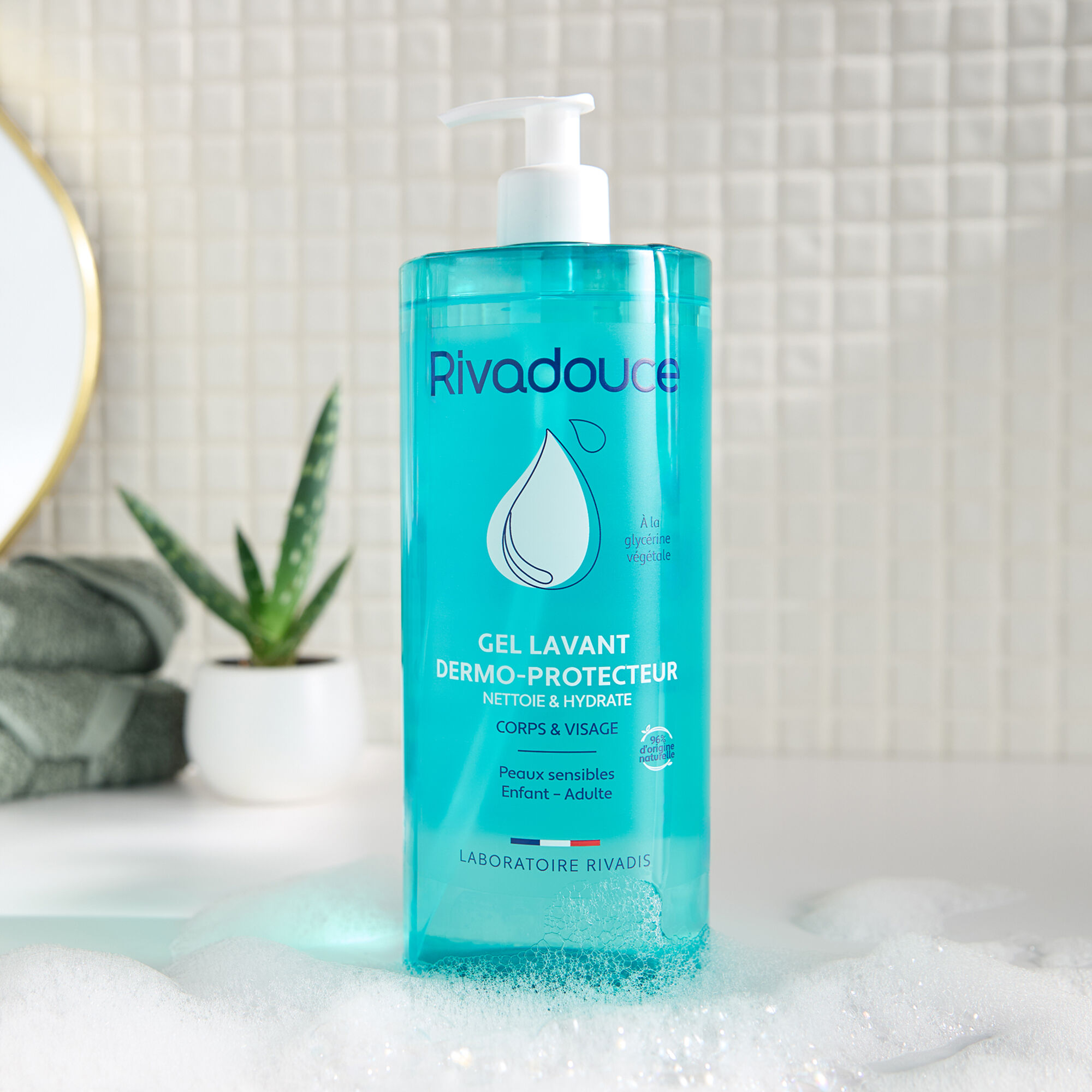 Gel lavant dermo protecteur